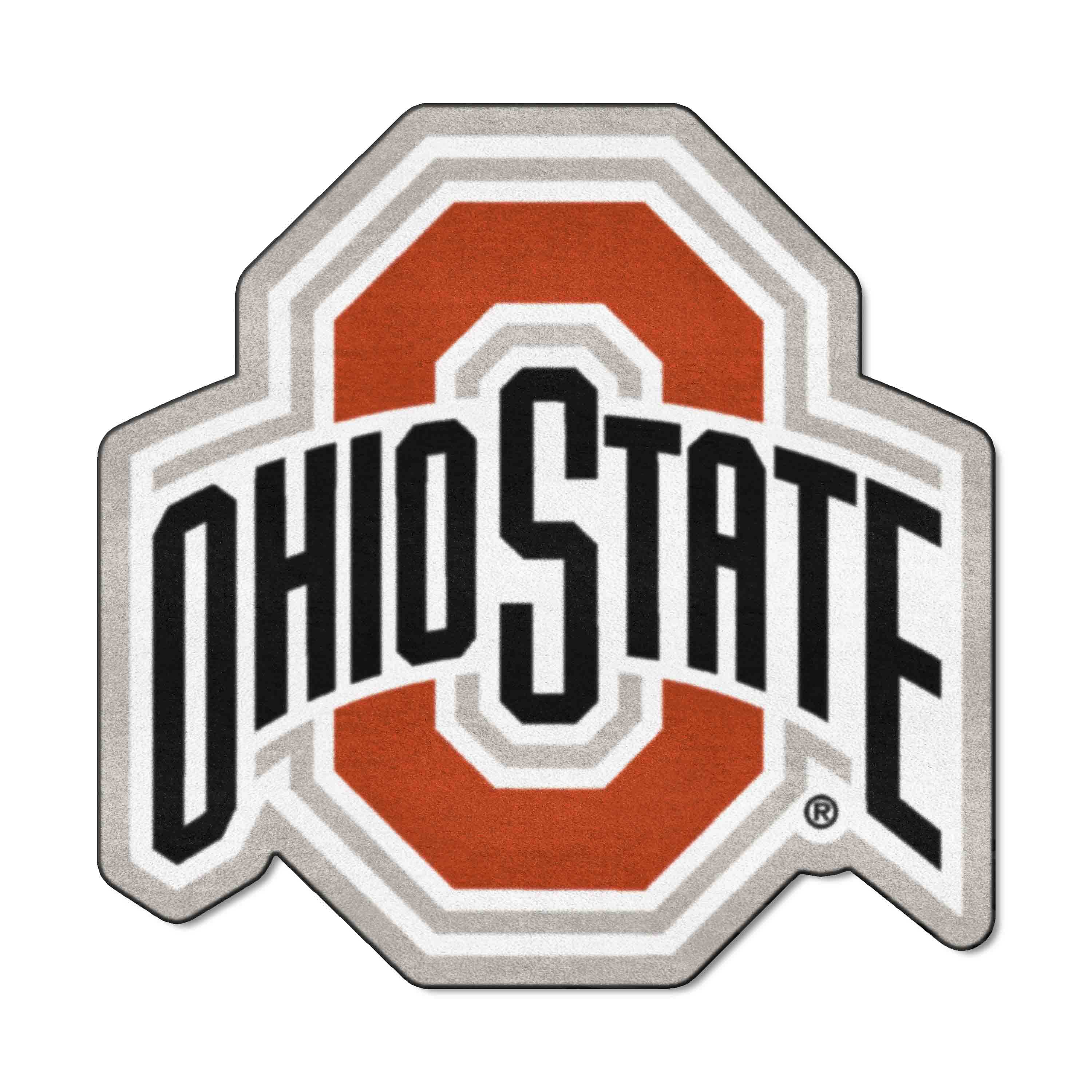 Ohio State Buckeyes Mascot Rug, O Logo - Ohio State