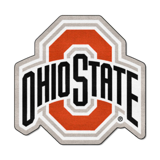 Ohio State Buckeyes Mascot Rug, O Logo - Ohio State