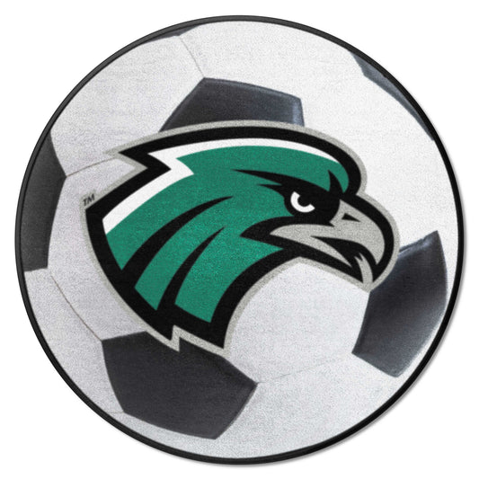 Northeastern State Riverhawks Soccer Ball Rug - 27in. Diameter - Northeastern State