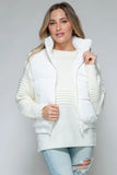 Snobbish Fine Fur Lining Quilted Vest - Trendsi