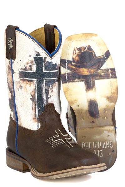 Tin Haul Big Boys Church Cross Boots - Tin Haul - Flyclothing LLC