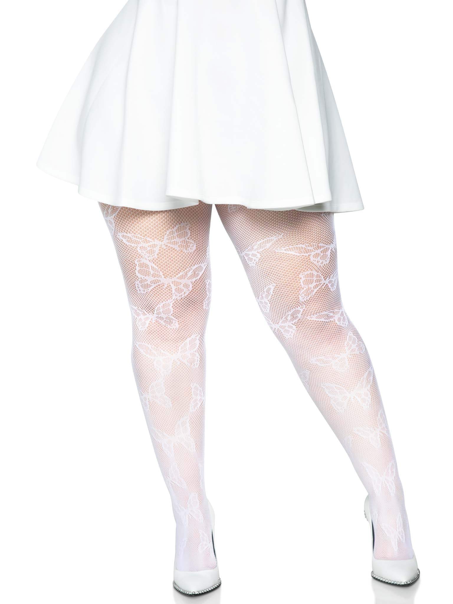 Butterfly Fishnet Tights