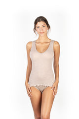 EGI Luxury Wool Silk V-Neck Tank Top. Proudly Made in Italy. - tittimitti - Flyclothing LLC
