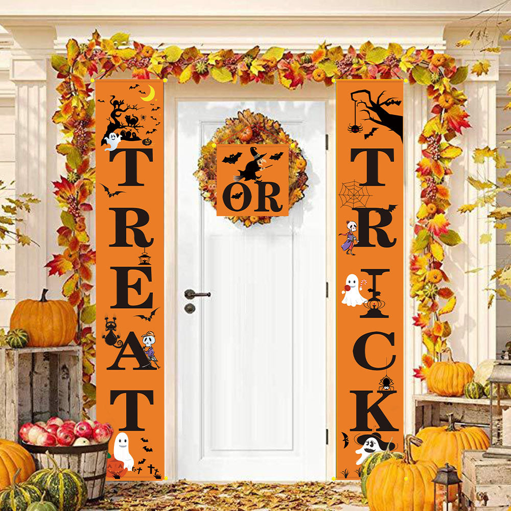 Halloween decoration outdoor banner halloween couplets - My Store - Flyclothing LLC