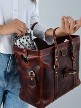 Wineberry Chic Handbag - Classy Leather Bags - Flyclothing LLC