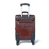 Leather Carry-On Trolly Bag - Classy Leather Bags - Flyclothing LLC