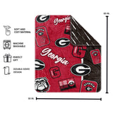 Georgia Dream Weave Throw 50x60 - Logo Brands - Flyclothing LLC