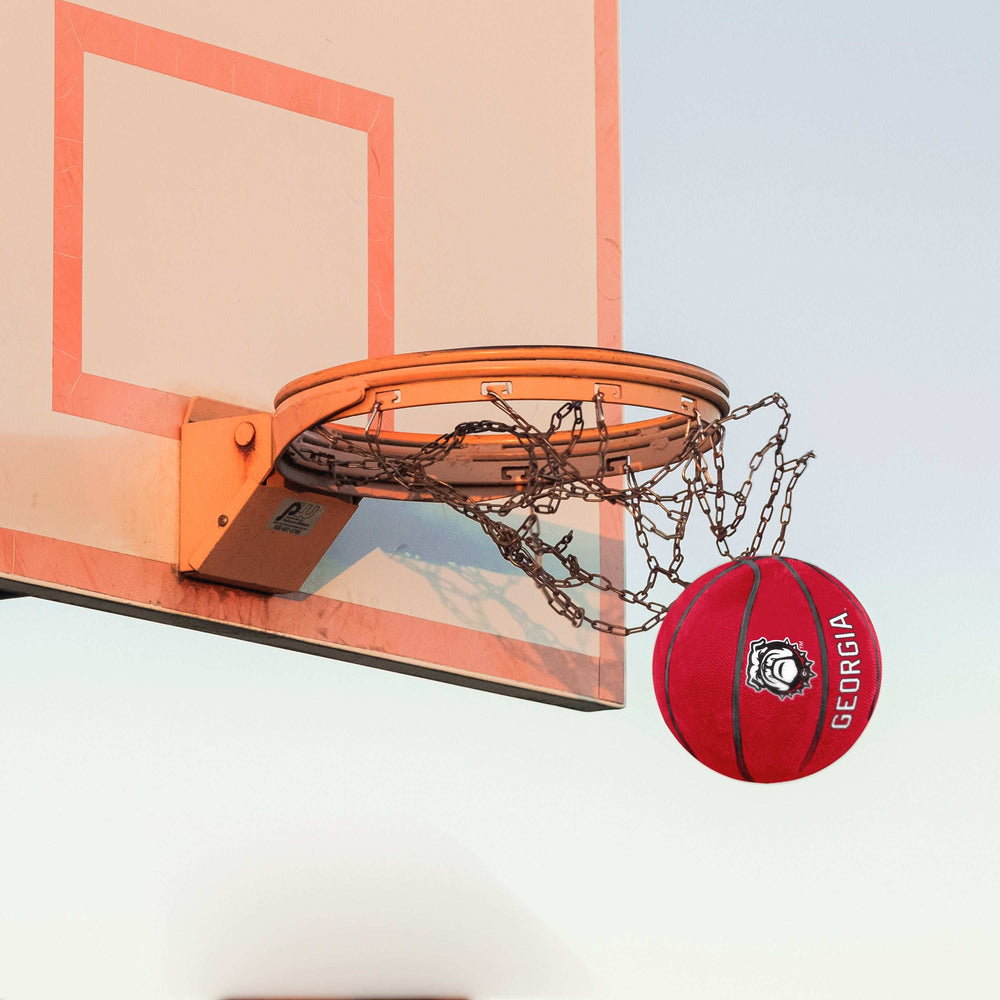 Georgia Mascot Official-Size Rubber Basketball - Logo Brands - Flyclothing LLC