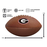 Georgia Mini Size Composite Football - Logo Brands - Flyclothing LLC