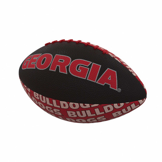 Georgia Repeating Mini-Size Rubber Football - Logo Brands - Flyclothing LLC