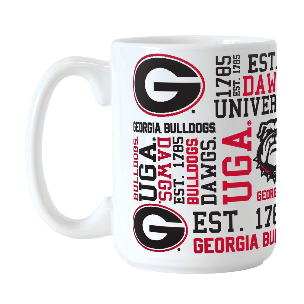 Georgia 15oz Spirit Sublimated Mug - Logo Brands - Flyclothing LLC