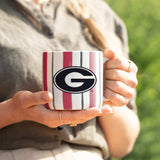 Georgia 16oz Brushstroke Stripe Mug - Logo Brands - Flyclothing LLC