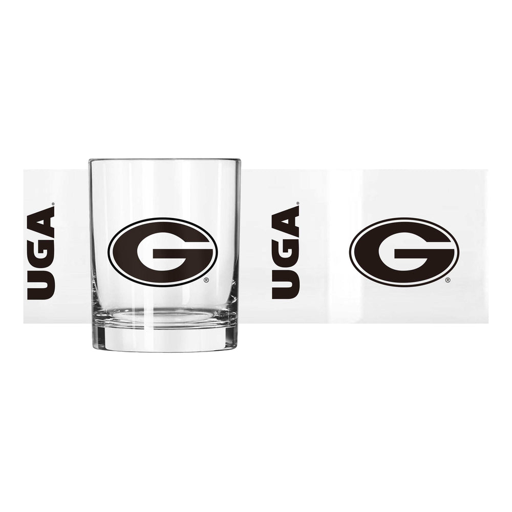 Georgia 14oz Gameday Rocks Glass - Logo Brands - Flyclothing LLC