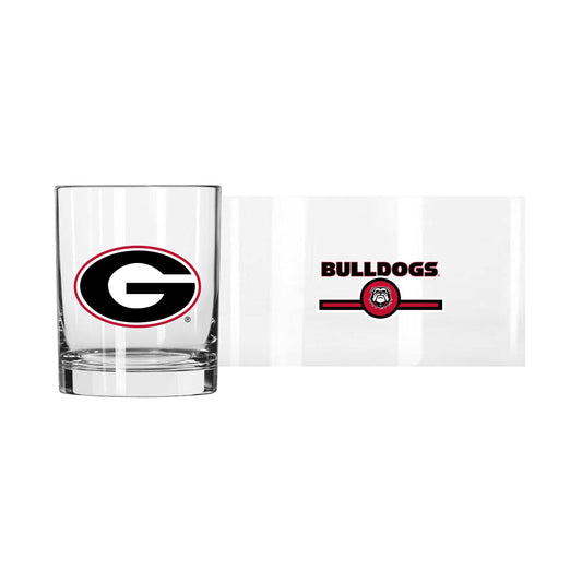 Georgia 14oz Letterman Rocks Glass - Logo Brands - Flyclothing LLC