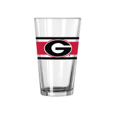 Georgia 16oz Stripe Pint Glass