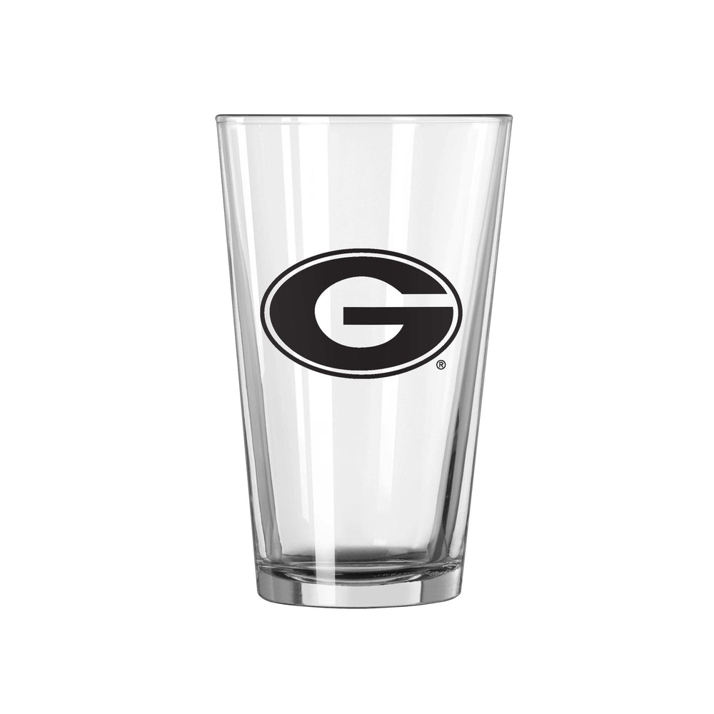 Georgia 16oz Gameday Pint Glass - Logo Brands - Flyclothing LLC