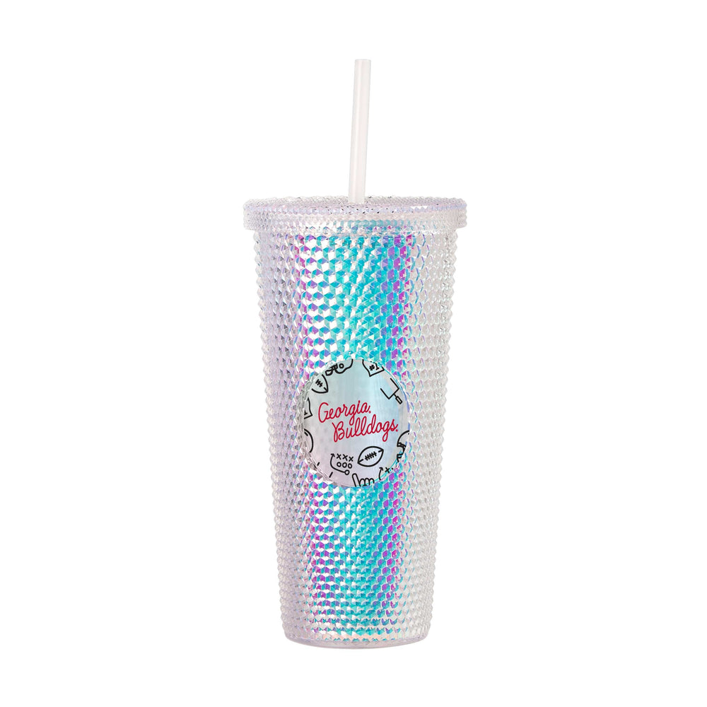 Georgia 24oz Playmaker Iridescent Stud Tumbler - Logo Brands - Flyclothing LLC