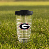 Georgia 16oz Flipside Dbl Wall Clear Tumbler - Logo Brands - Flyclothing LLC