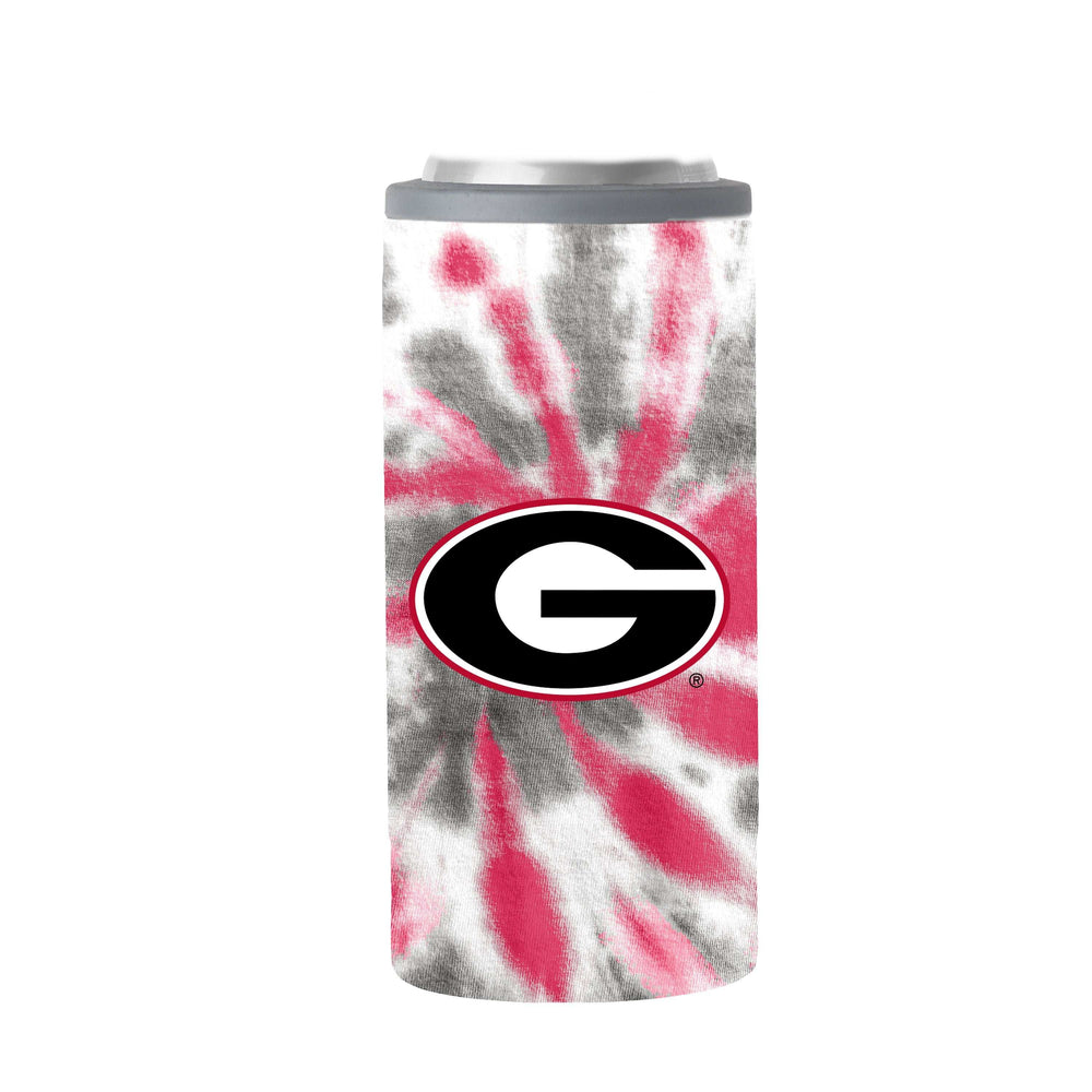 Georgia 12oz Tie Dye Slim Can Coolie - Logo Brands - Flyclothing LLC