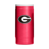 Georgia Flipside Powder Coat Slim Can Coolie - Logo Brands - Flyclothing LLC