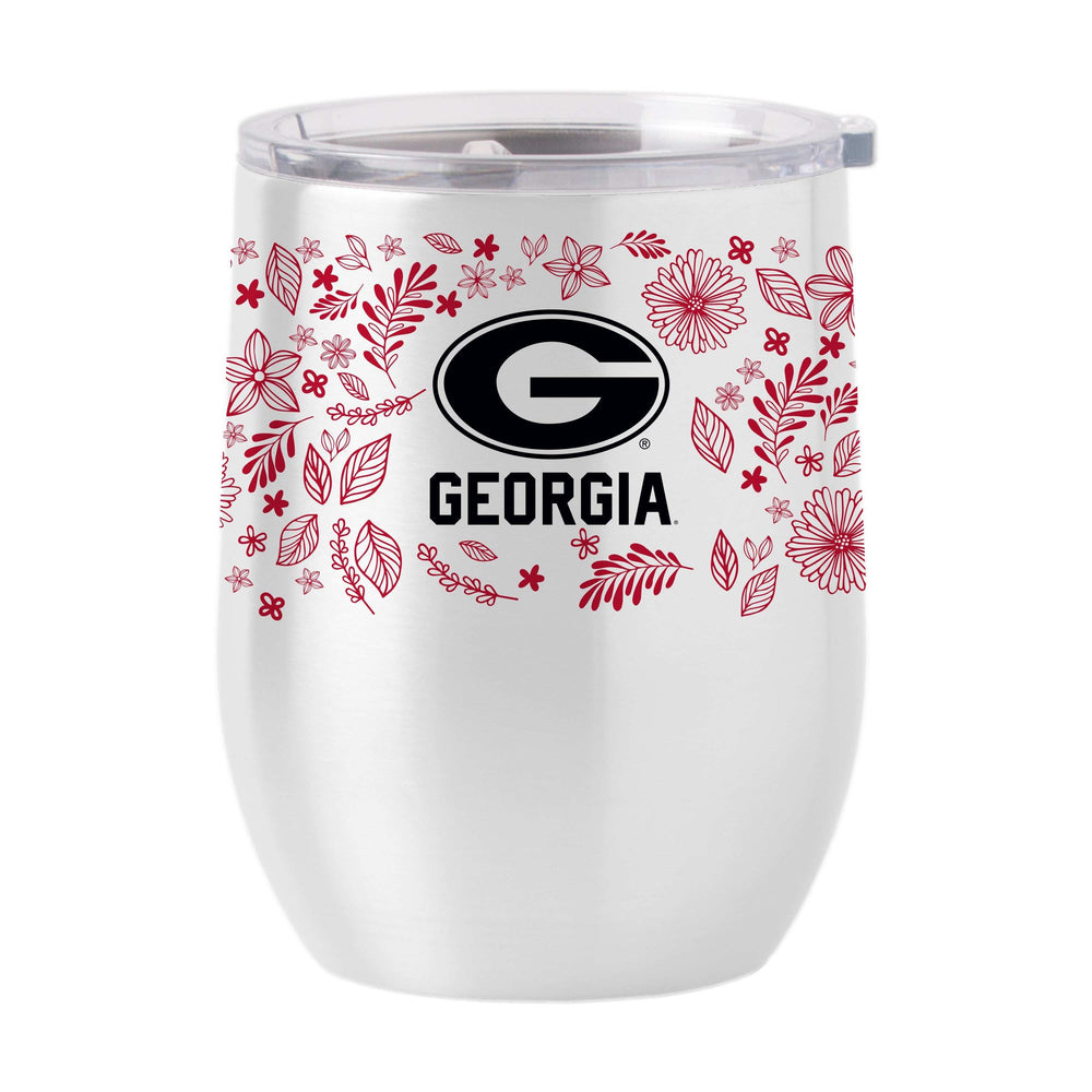 Georgia 16oz Botanical Stainless Curved Beverage - Logo Brands - Flyclothing LLC