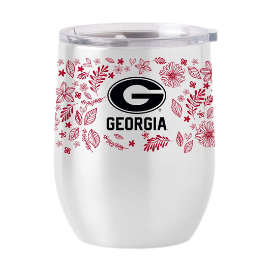 Georgia 16oz Botanical Stainless Curved Beverage - Logo Brands - Flyclothing LLC