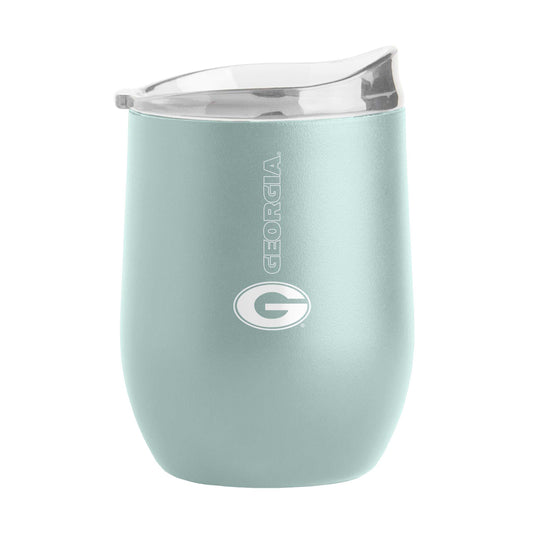 Georgia 16oz Vertical Powder Coat Curved Beverage - Logo Brands - Flyclothing LLC