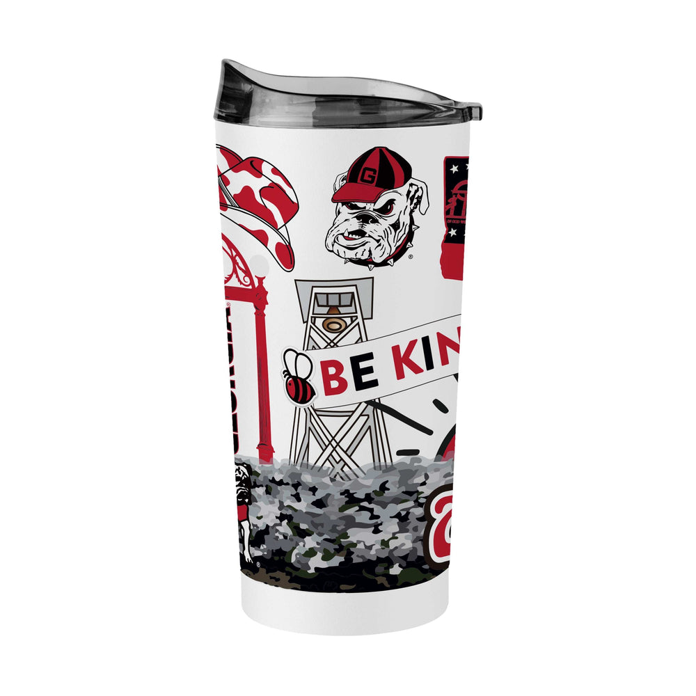 Georgia 20oz Native Powder Coat Tumbler - Logo Brands - Flyclothing LLC