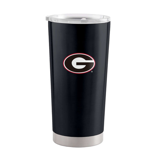 Georgia 20oz Black Gameday Stainless Steel Tumbler - Logo Brands - Flyclothing LLC