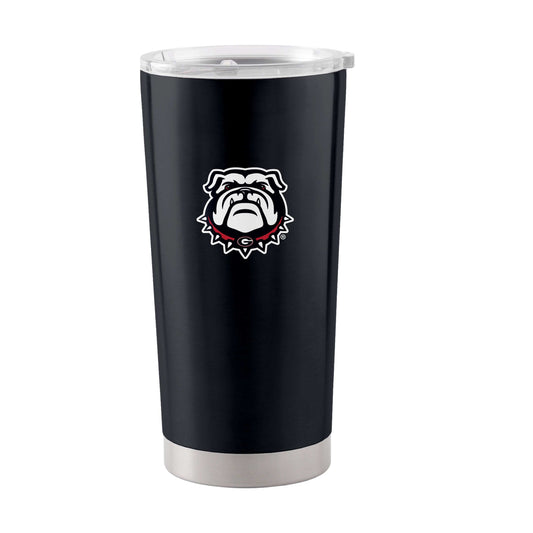 Georgia 20oz Bulldog Black Gameday Stainless Steel Tumbler - Logo Brands - Flyclothing LLC