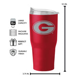 Georgia 30oz Flipside Powder Coat Tumbler - Logo Brands - Flyclothing LLC