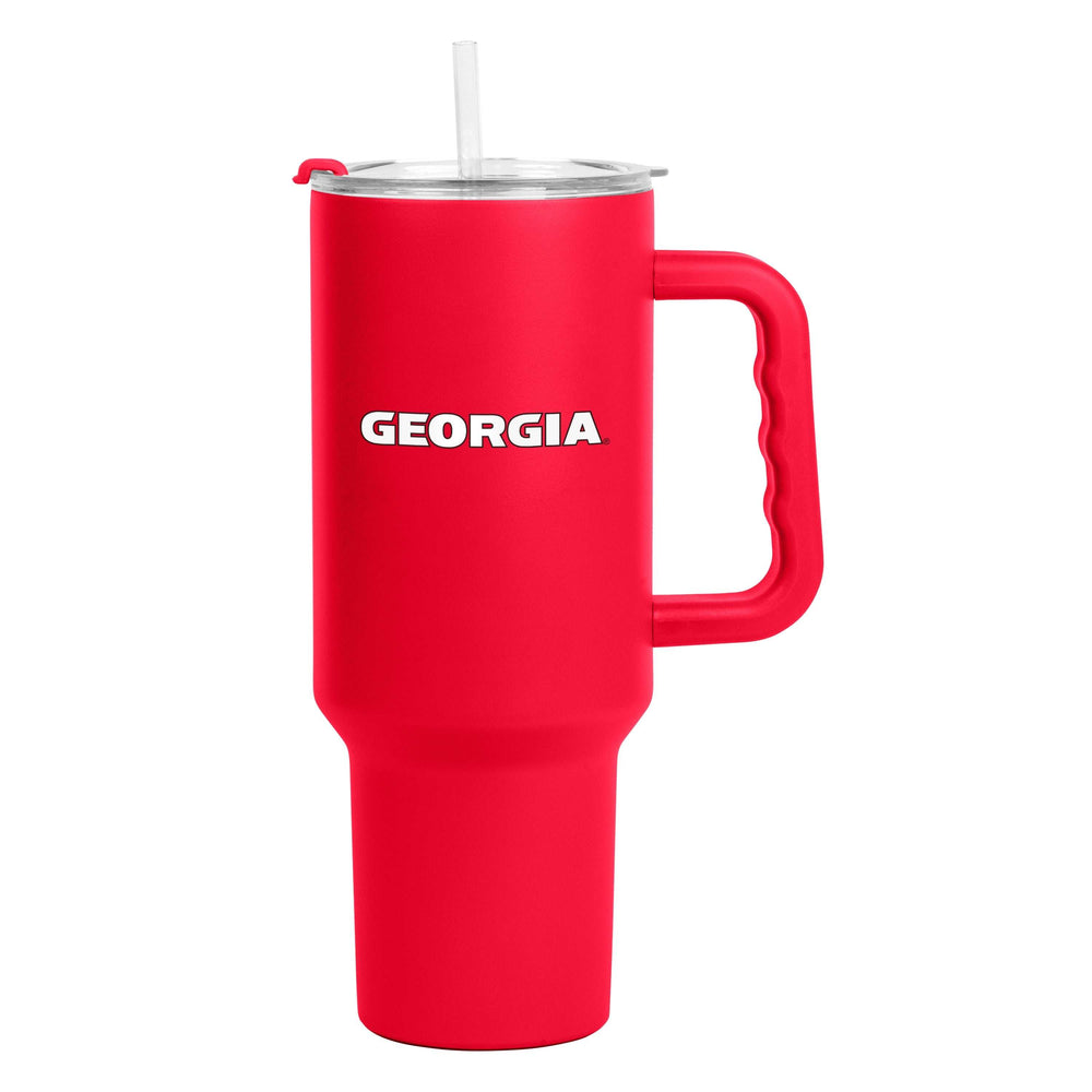 Georgia 40oz Flipside Powder Coat Tumbler - Logo Brands - Flyclothing LLC