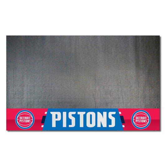 Detroit Pistons Pistons Vinyl Grill Mat - 26in. x 42in. - Detroit Pistons