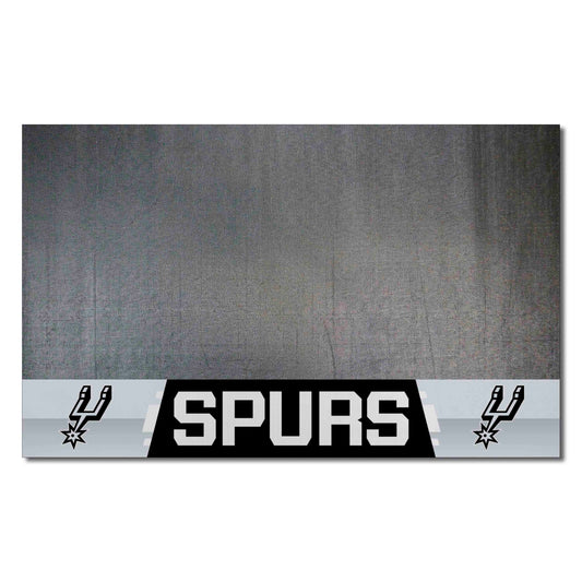 San Antonio Spurs Vinyl Grill Mat - 26in. x 42in. - San Antonio Spurs