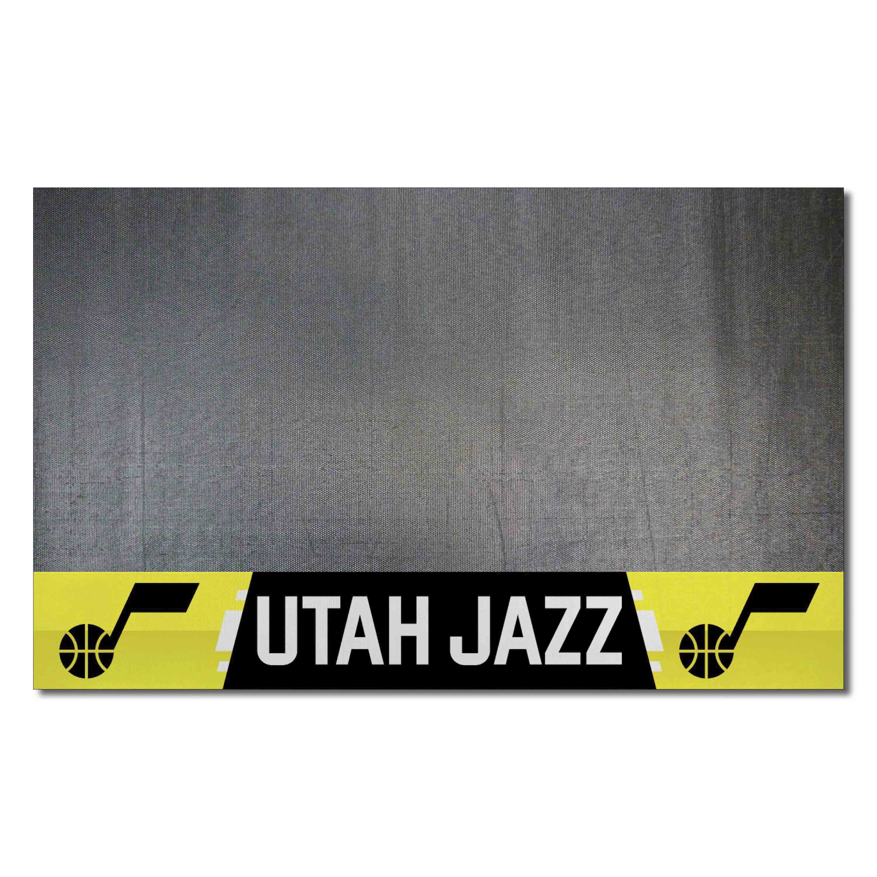 Utah Jazz Vinyl Grill Mat - 26in. x 42in. - Utah Jazz