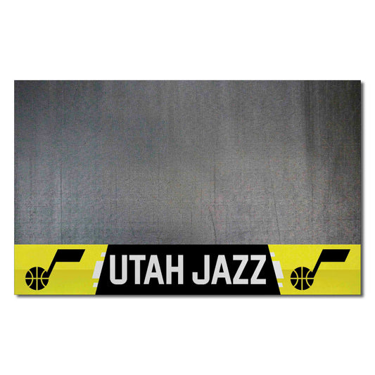 Utah Jazz Vinyl Grill Mat - 26in. x 42in. - Utah Jazz