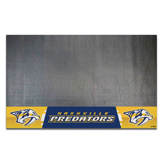 Nashville Predators Vinyl Grill Mat - 26in. x 42in. - Nashville Predators