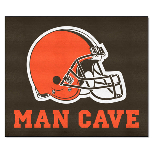 Cleveland Browns Man Cave Tailgater Rug - 5ft. x 6ft. - Cleveland Browns