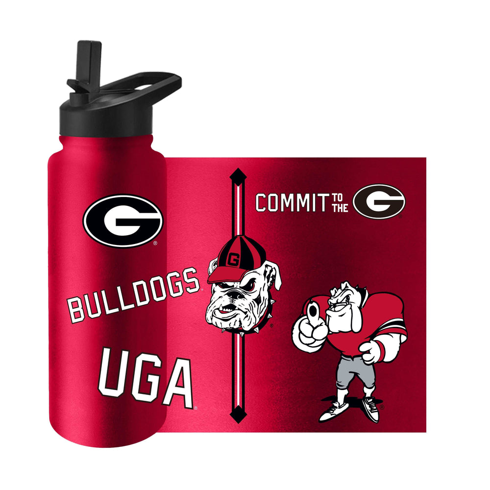 Georgia 34oz Breaking T Native Quencher Bottle - Logo Brands - Flyclothing LLC