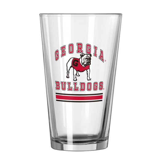 Georgia Vault 16oz Archway Pint Glass - Logo Brands - Flyclothing LLC