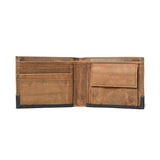 Contrast Bifold Men's Wallet - Classy Leather Bags - Flyclothing LLC