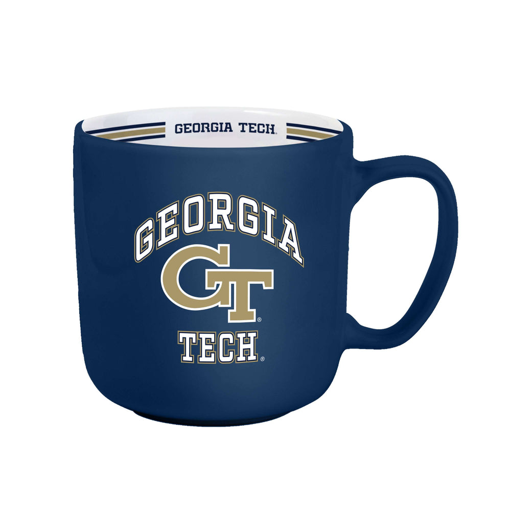 Georgia Tech 15oz Stripe Mug - Logo Brands - Flyclothing LLC