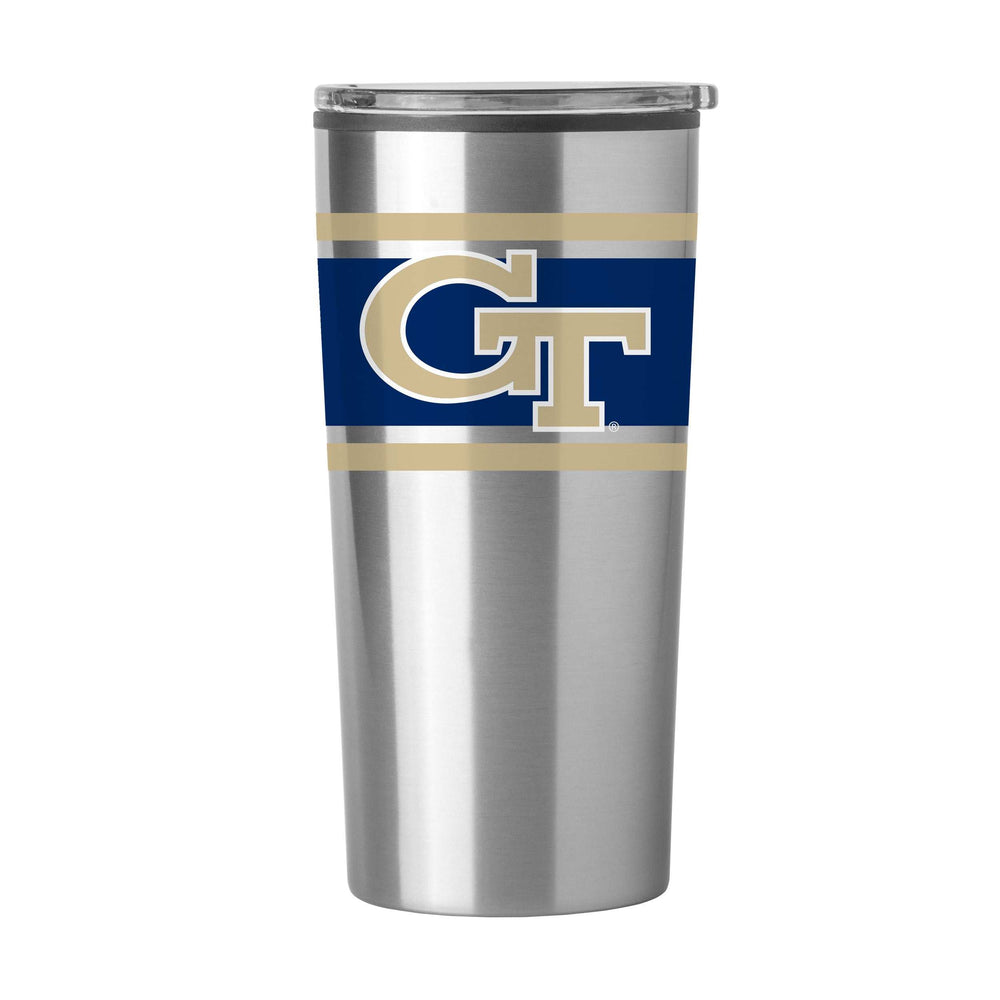 GA Tech Stripe 20 oz Fusion Tumbler - Logo Brands - Flyclothing LLC