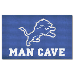 Detroit Lions Man Cave Ulti-Mat Rug - 5ft. x 8ft. - Detroit Lions