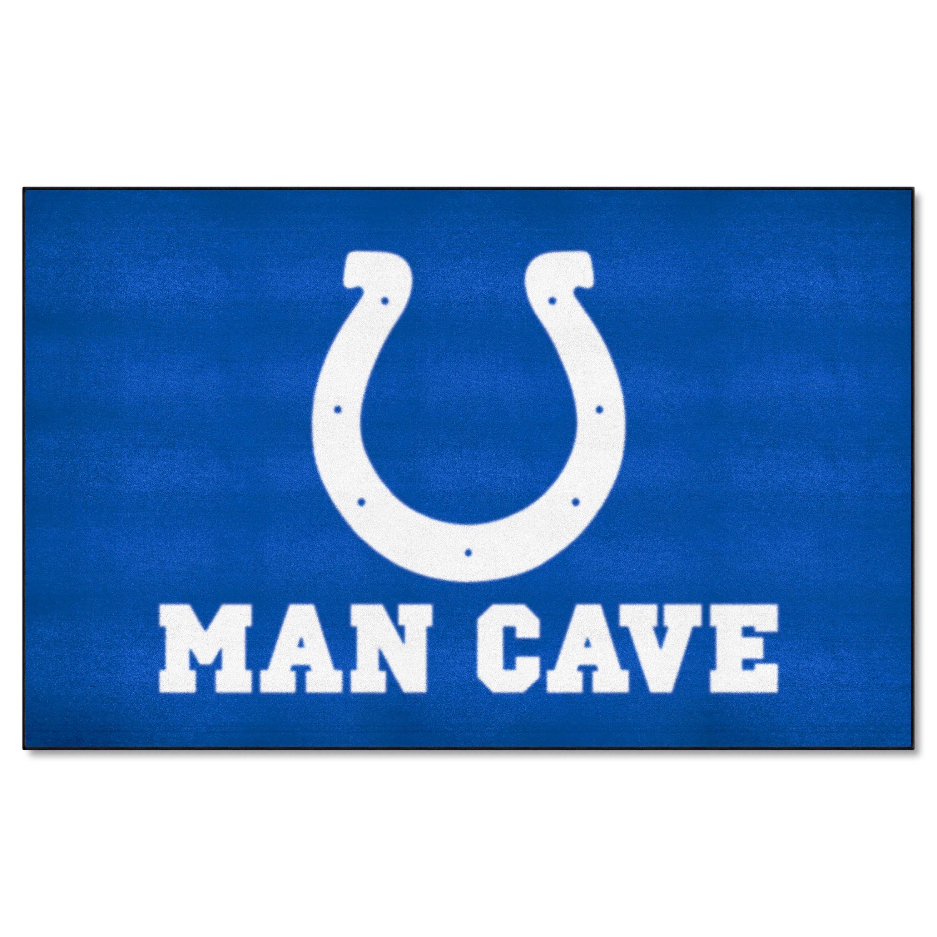 Indianapolis Colts Man Cave Ulti-Mat Rug - 5ft. x 8ft. - Indianapolis Colts