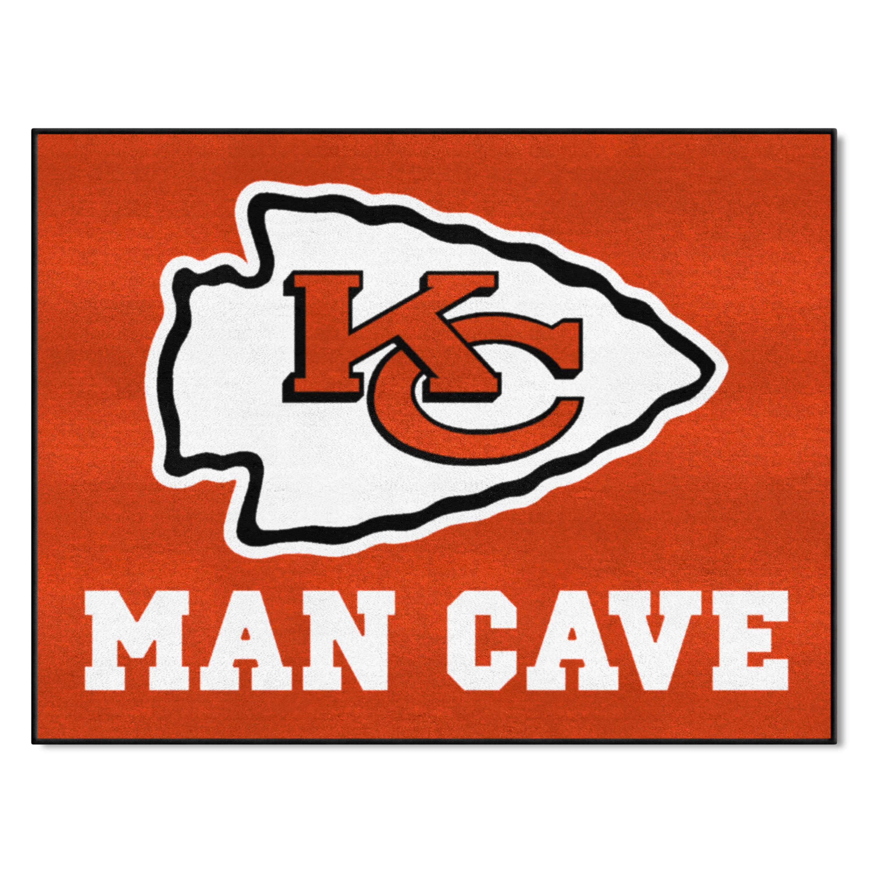 Kansas City Chiefs Man Cave All-Star Rug - 34 in. x 42.5 in. - Kansas City Chiefs