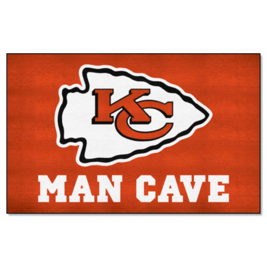 Kansas City Chiefs Man Cave Ulti-Mat Rug - 5ft. x 8ft. - Kansas City Chiefs