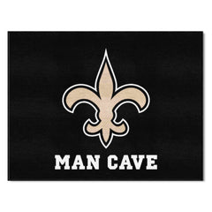 New Orleans Saints Man Cave All-Star Rug - 34 in. x 42.5 in. - New Orleans Saints
