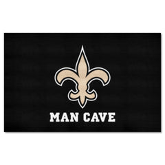 New Orleans Saints Man Cave Ulti-Mat Rug - 5ft. x 8ft. - New Orleans Saints