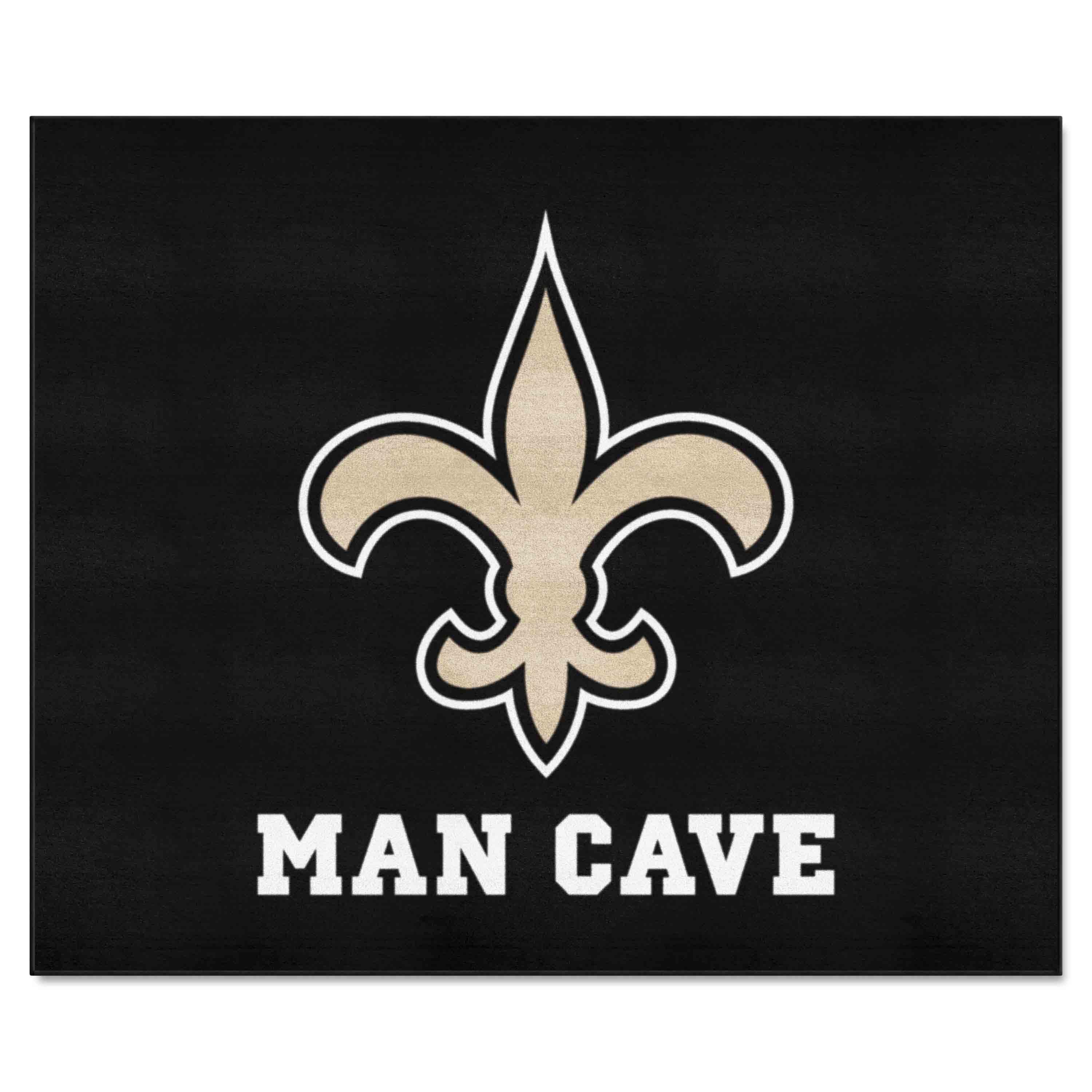 New Orleans Saints Man Cave Tailgater Rug - 5ft. x 6ft. - New Orleans Saints